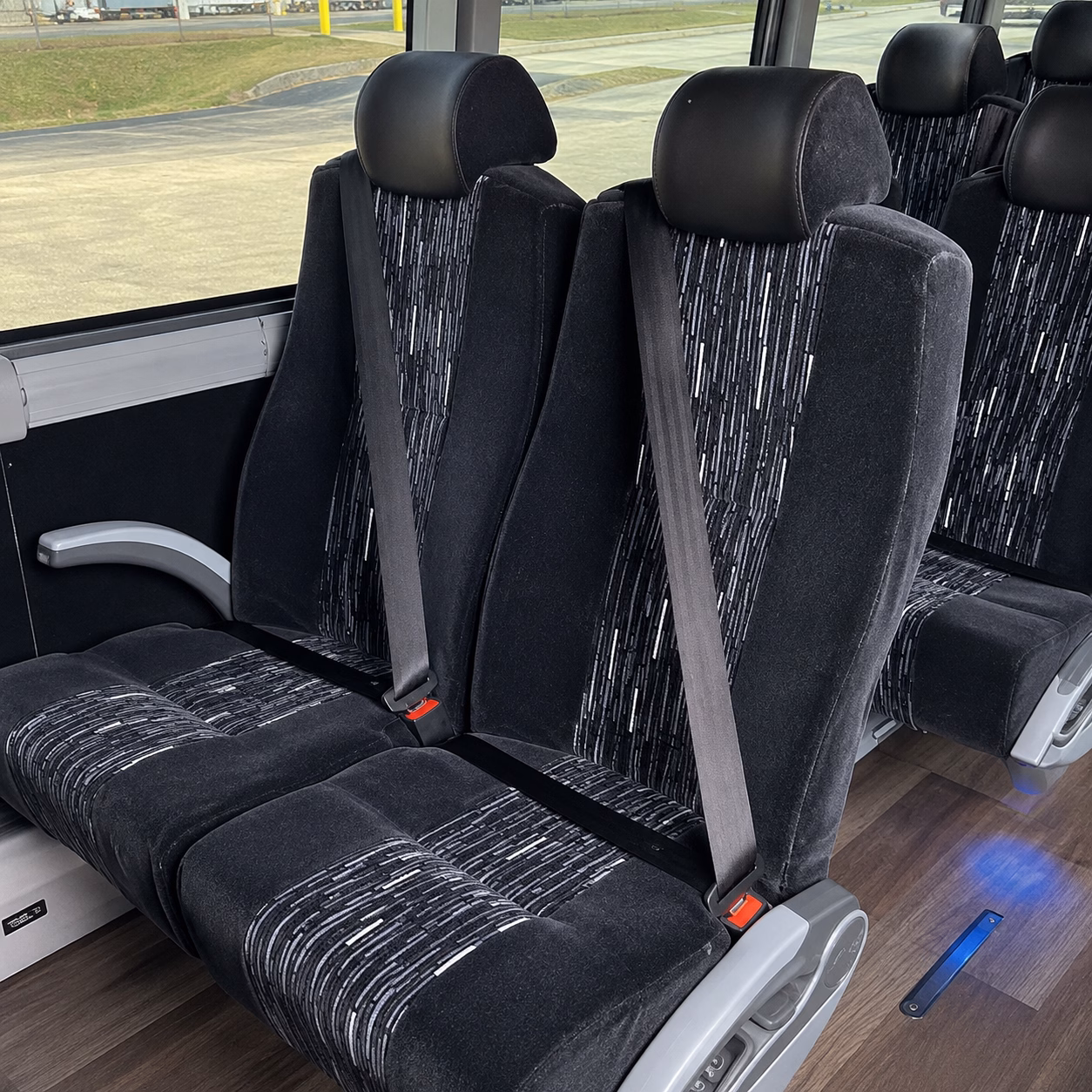 oxnard charter bus rental interior